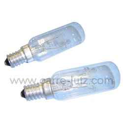 2 Lampes de hotte T25L 40W E14 230V
