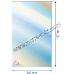 Vitre rfractaire Vitrocramique 417x250 mm 30330 Supra