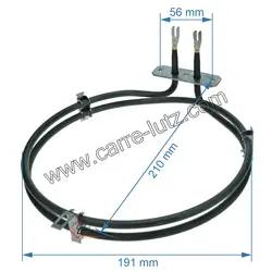 Rsistance circulaire 1550 W 00753200 de four Bosch Siemens
