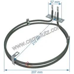 Rsistance circulaire 2400W 481225928106 de four Whirlpool