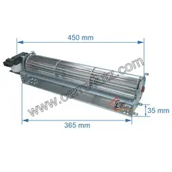 FERGAS 4N3467 VENTILATEUR TANGENTIEL MOTEUR GAUCHE 60 L 364