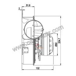 Ventilateur extracteur de fumée RIC282 de poele a pellet Palazzetti