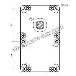 Motoréducteur de vis sans fin 4 tour/minute Kenta de poele à pellet