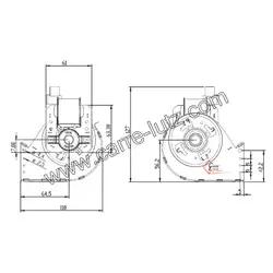 Ventilateur tangentiel 360 mm moteur à droite 1 vitesse