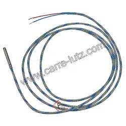 Sonde de temprature de fumes J en acier AISI 316