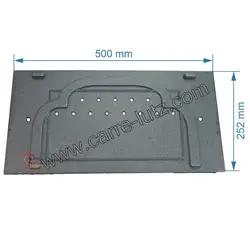 Taque dcore F612621B-C de foyer de pole Invicta Alma