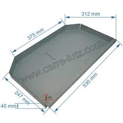 Cendrier de foyer compatible avec Invicta Gaya Antaya Itaya AT610136A