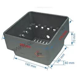 Pot bruleur ou creuset de foyer pour poele a granul� Karmek one