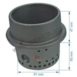 Pot bruleur ou creuset de foyer pour poele a granul� Karmek one