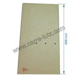 Plaque arriere gauche 498 mm vermiculite 808134 Panadero Nevada