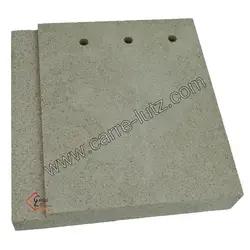 Plaque arrire gauche vermiculite 210x220x40 Oranier Skagen