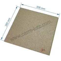Plaque arriere en vermiculite Exoflam