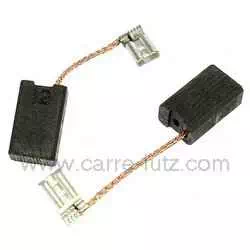 Jeu De 2 Balais (charbons) Moteur électrique Dimensions 6 X 10 X 15 Mm - Référence Générique CB103 - Neuf