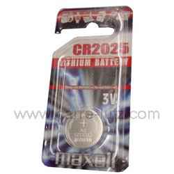 pile bouton lithium CR2025 3V 150 mAh