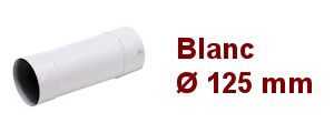 Buise mail blanc 125mm