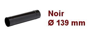 Buise mail noir 139mm