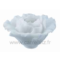Fleur majorelle blanche GM rechargeable