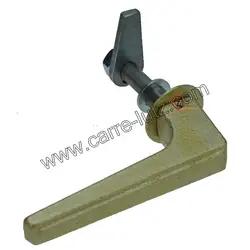 Poignée laiton porte de foyer de convecteur Efel Surdiac