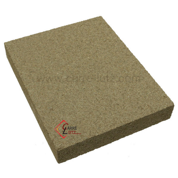 Plaque de vermiculite 50x30x3cm plaque de foyer en argile réfractaire –  Kaminladen